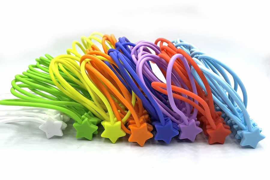 Đai bó cáp dây buộc cáp bằng silicon dẻo dai chắc chắn