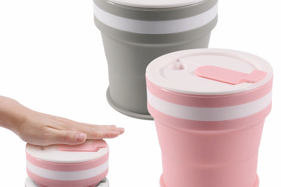 Cốc gấp gọn silicon cốc gấp du lịch tiện dụng